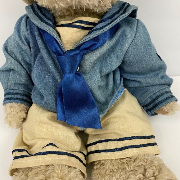Russ Berrie Reginald S.S. Bear Sailor Collectible Teddy Bear Plush - Picture 3 of 9